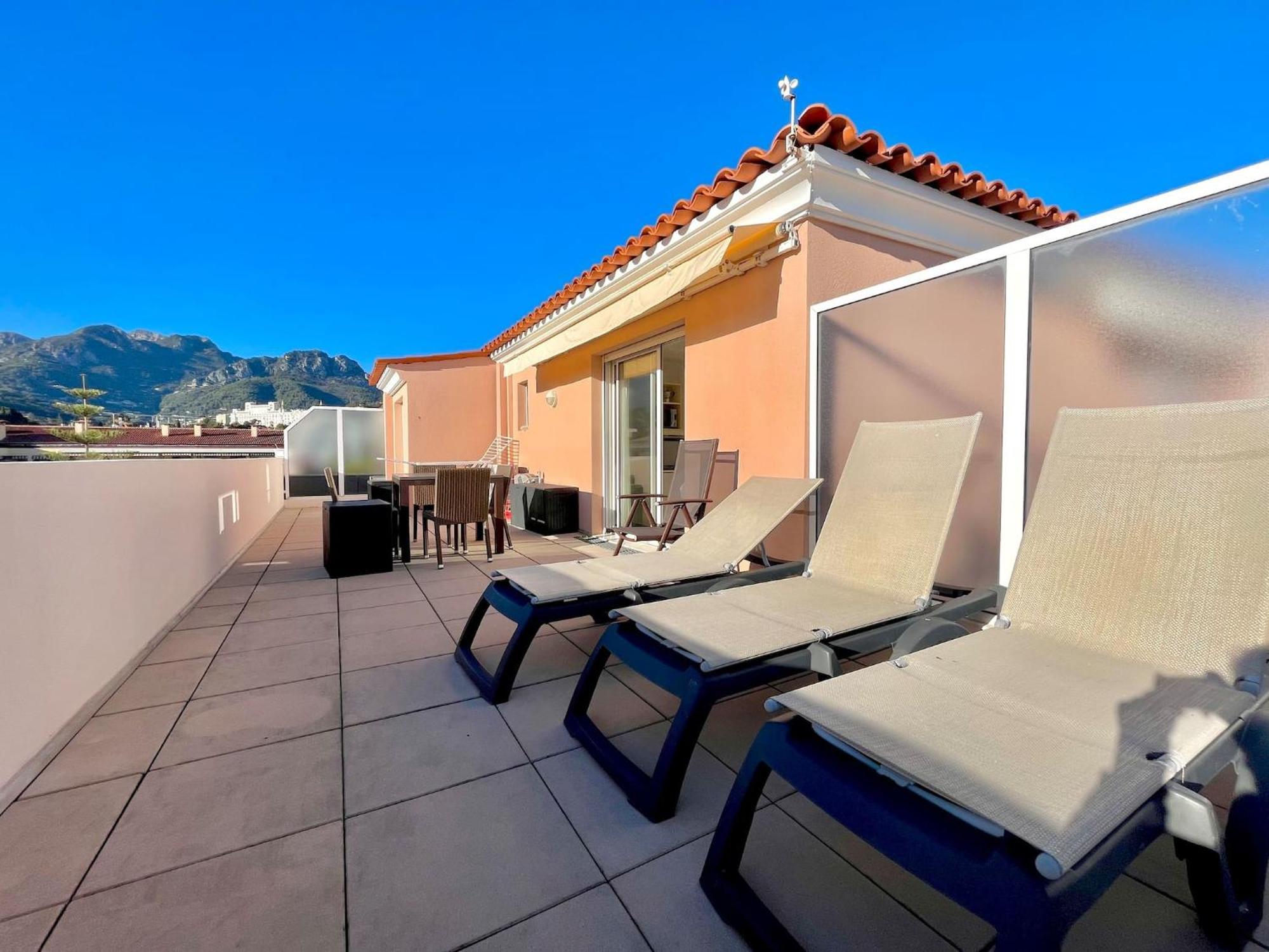 "Le Rooftop Des Rivages" Immense Terrasse, Centre Διαμέρισμα Μεντόν Εξωτερικό φωτογραφία